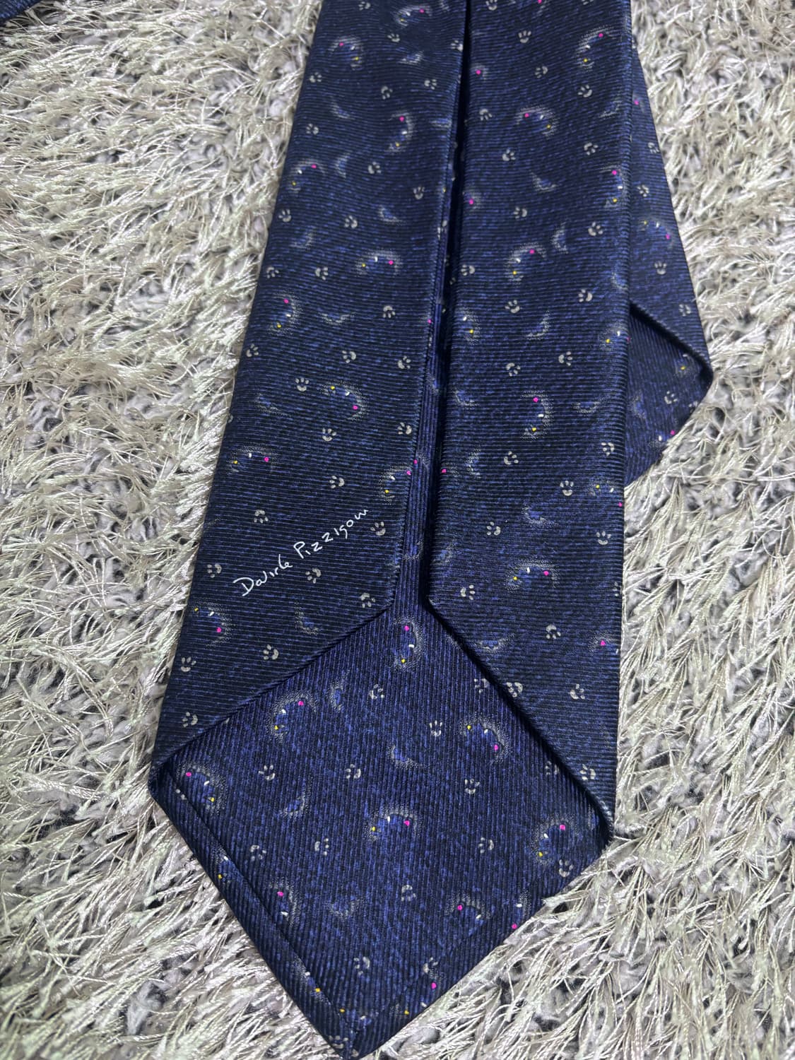 이태리제 BVLGARI 100프로 실크 넥타이 상품이미지4