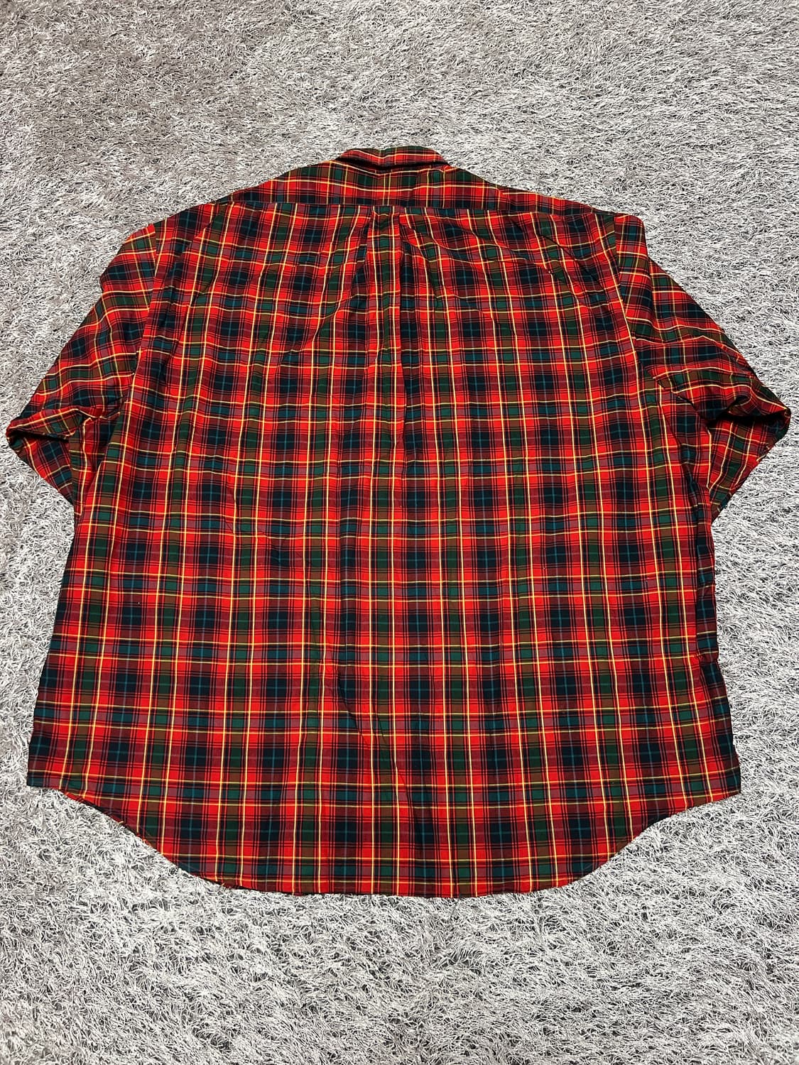 Polo) The Big Shirt 타탄 체크 셔츠 vintage 90s 상품이미지2