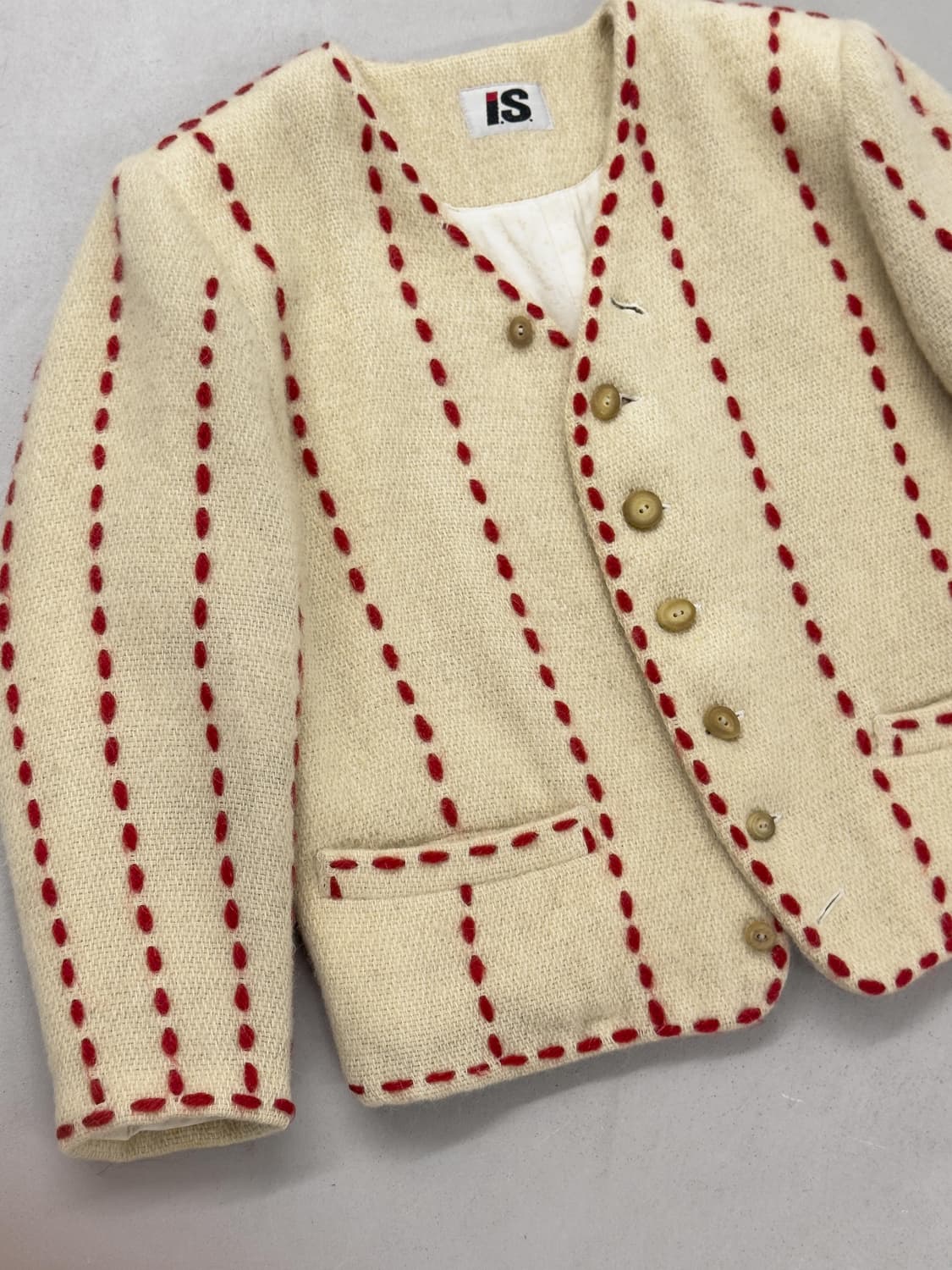 80년대 이세이미야케 IS 울 자켓 상품이미지4