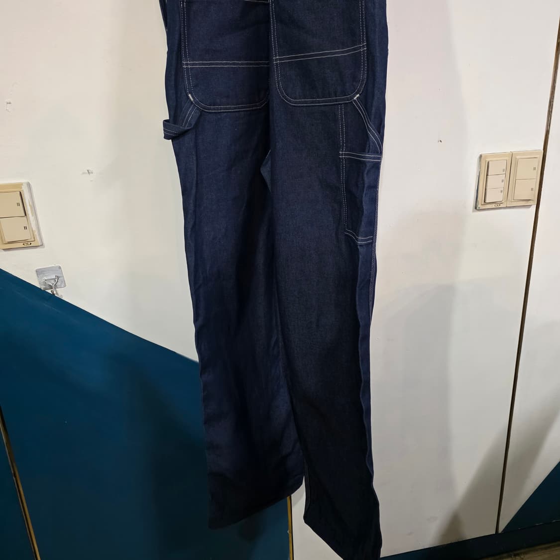 칼하트 멕시코 R08 데님 오버롤 팬츠 멜빵바지 32x32 상품이미지7