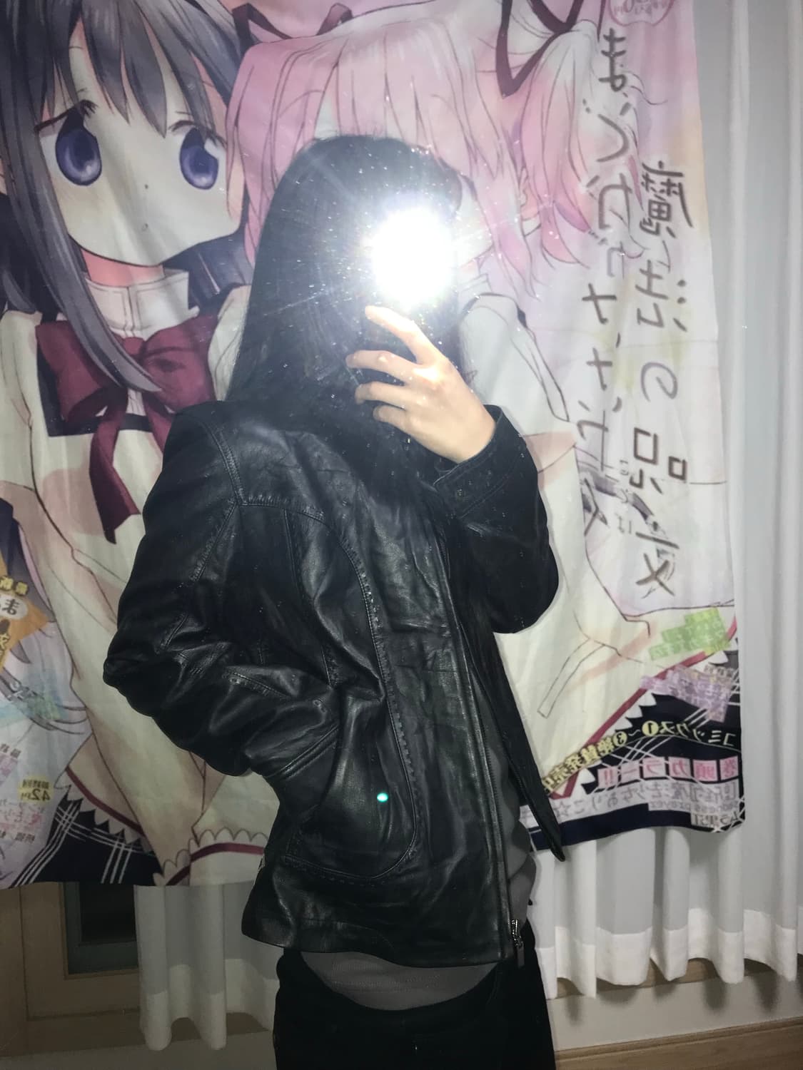 재패니즈 블랙 레더자켓 상품이미지2