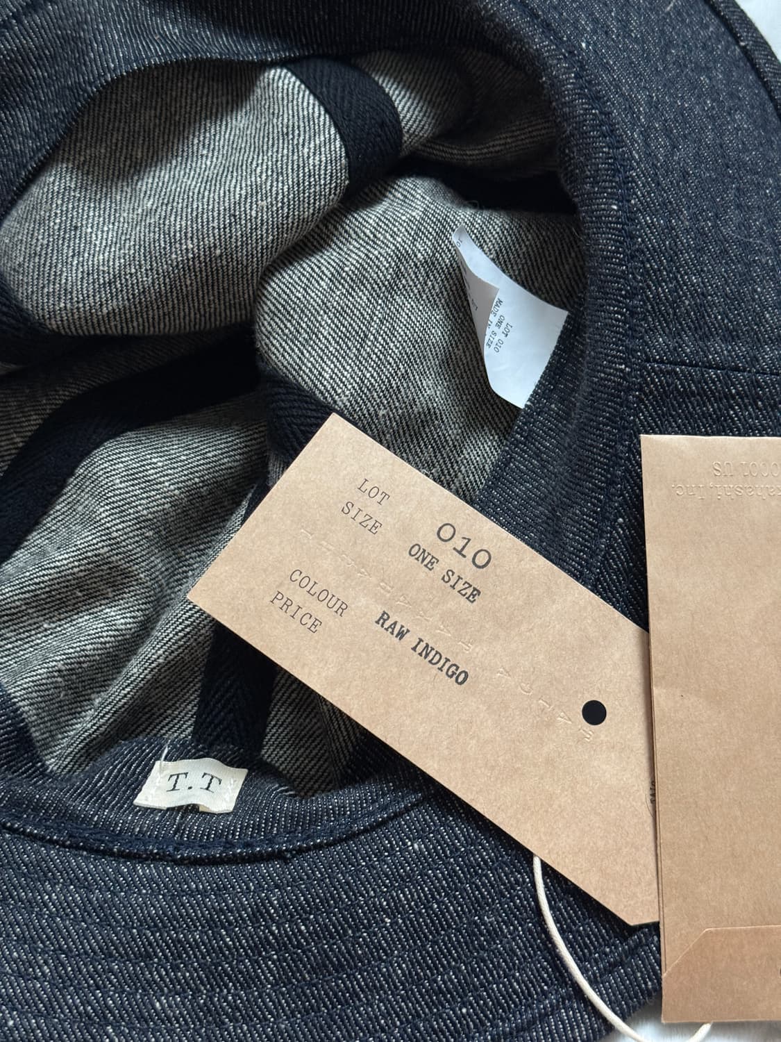 타이가타카하시 raw denim hat 상품이미지2