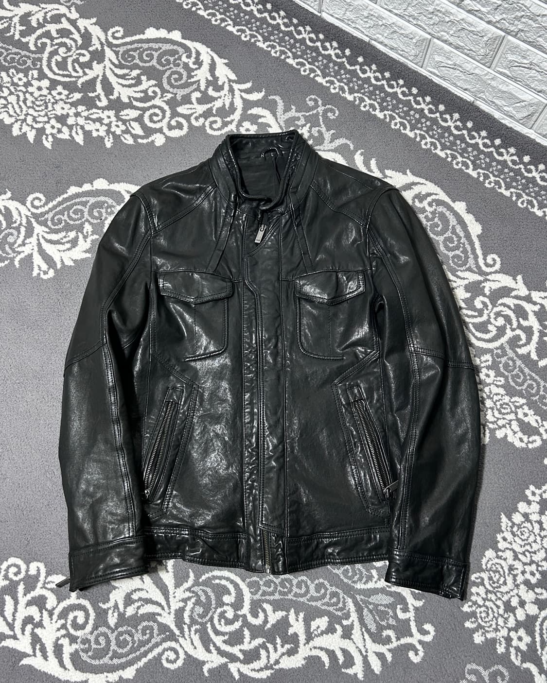 00‘s 하이넥 램스킨 자켓 상품이미지3