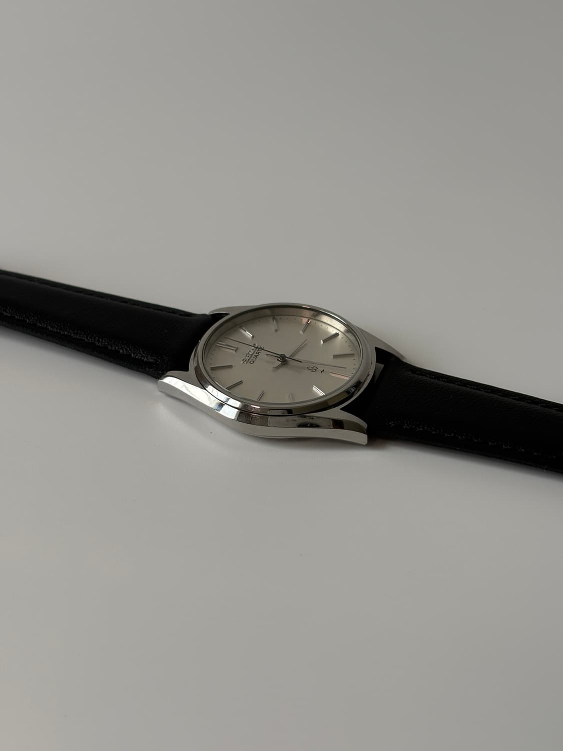 1980s Linen Dial Silver Quartz 상품이미지4