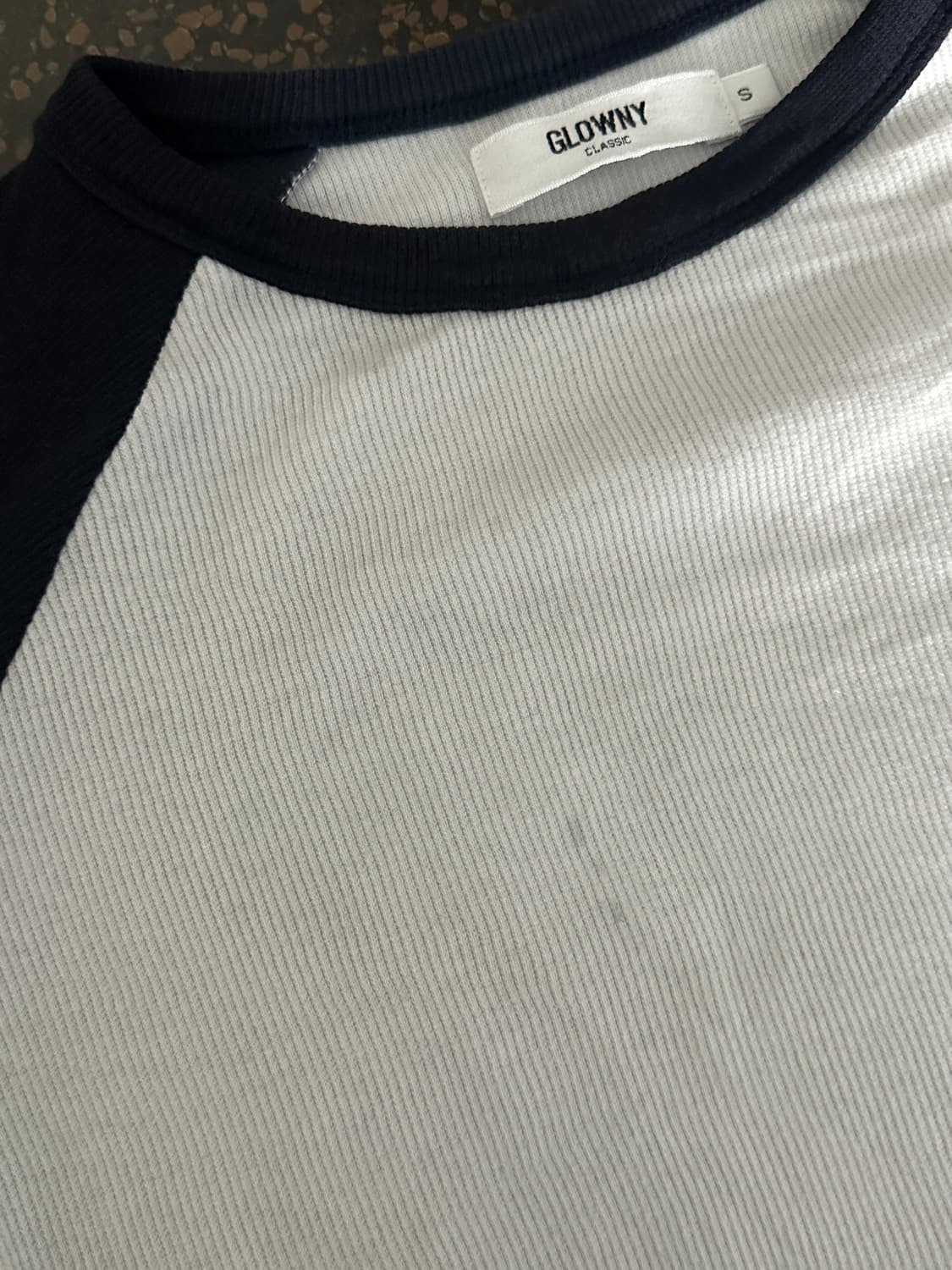 글로니 3/4 G CONTRAST TEE  NAVY 상품이미지3