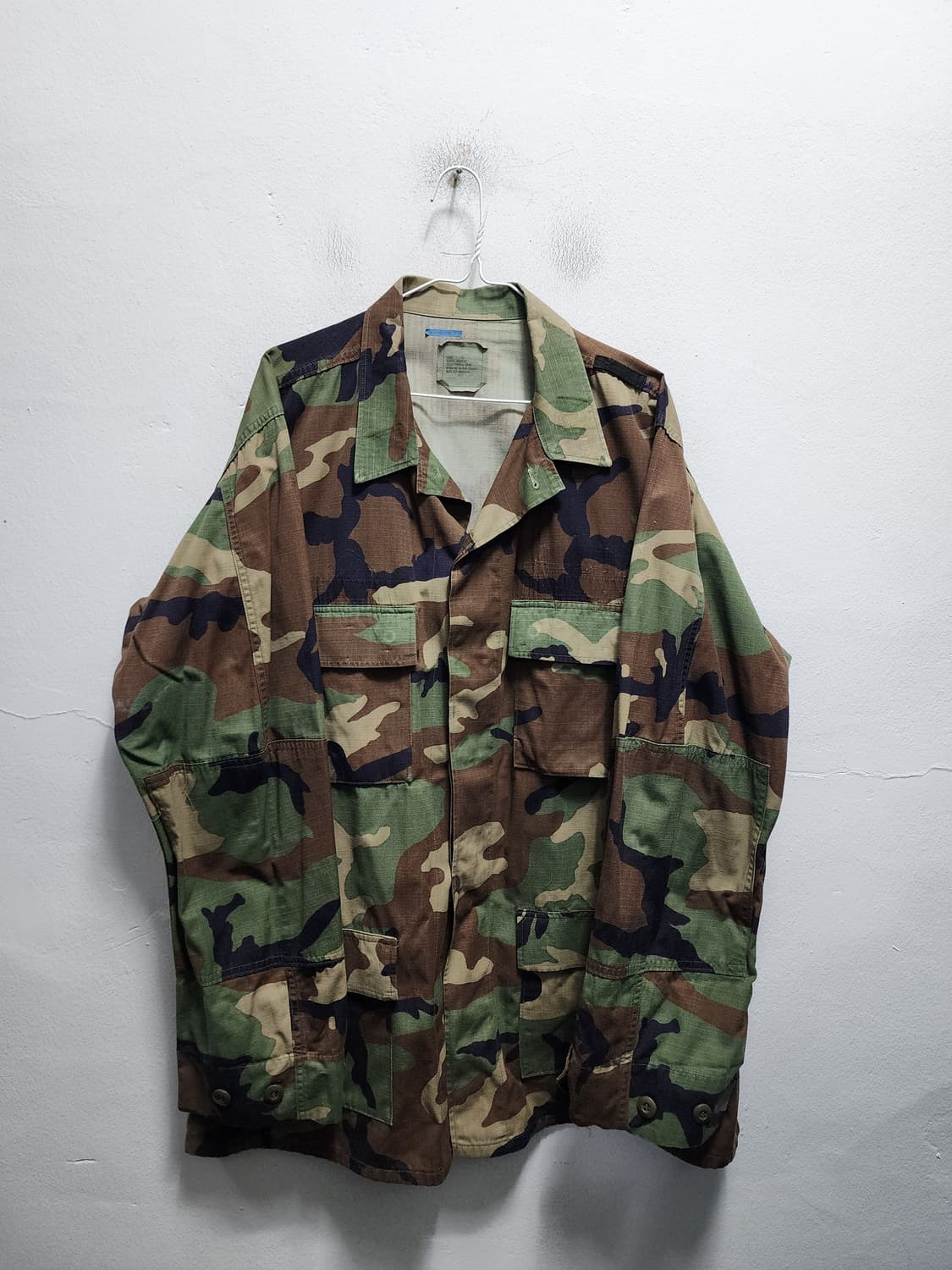 미군 밀리터리 우드랜드 카모 밀리터리 자켓 상품이미지1