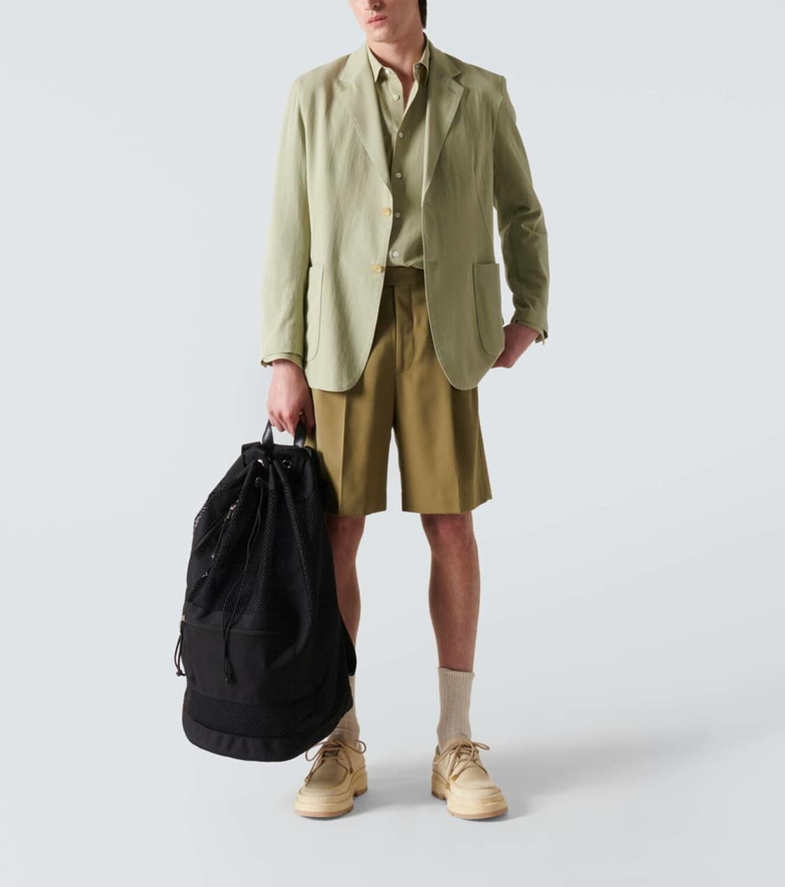 오라리 x 아에타 24ss 메쉬 백팩/블랙 상품이미지6