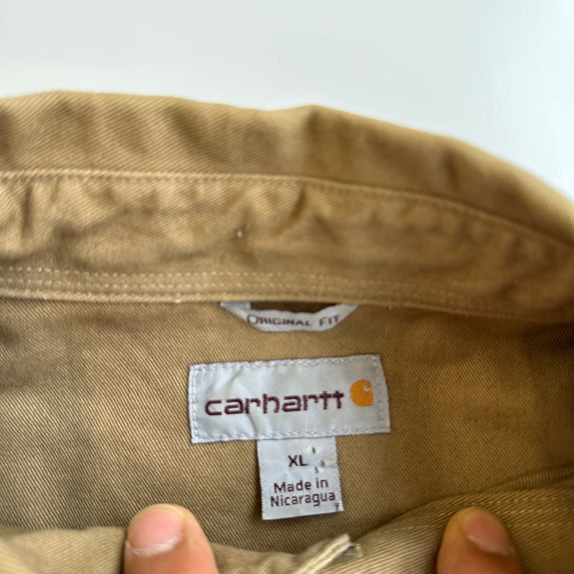 칼하트 오리지널 워크라인 투포켓 헤비코튼 셔츠 상품이미지4