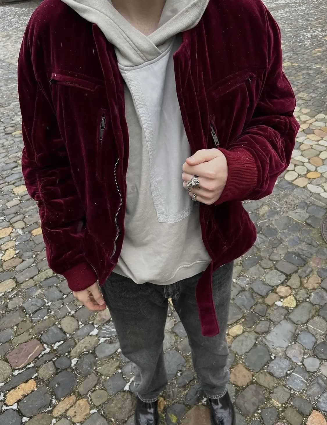 [m]하이더아커만 벨벳 봄버 상품이미지2