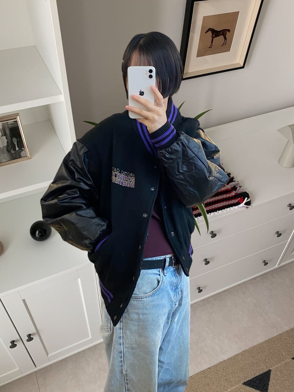 빈티지 바시티 자켓 MADE IN USA (Man XL) AA0925 상품이미지2