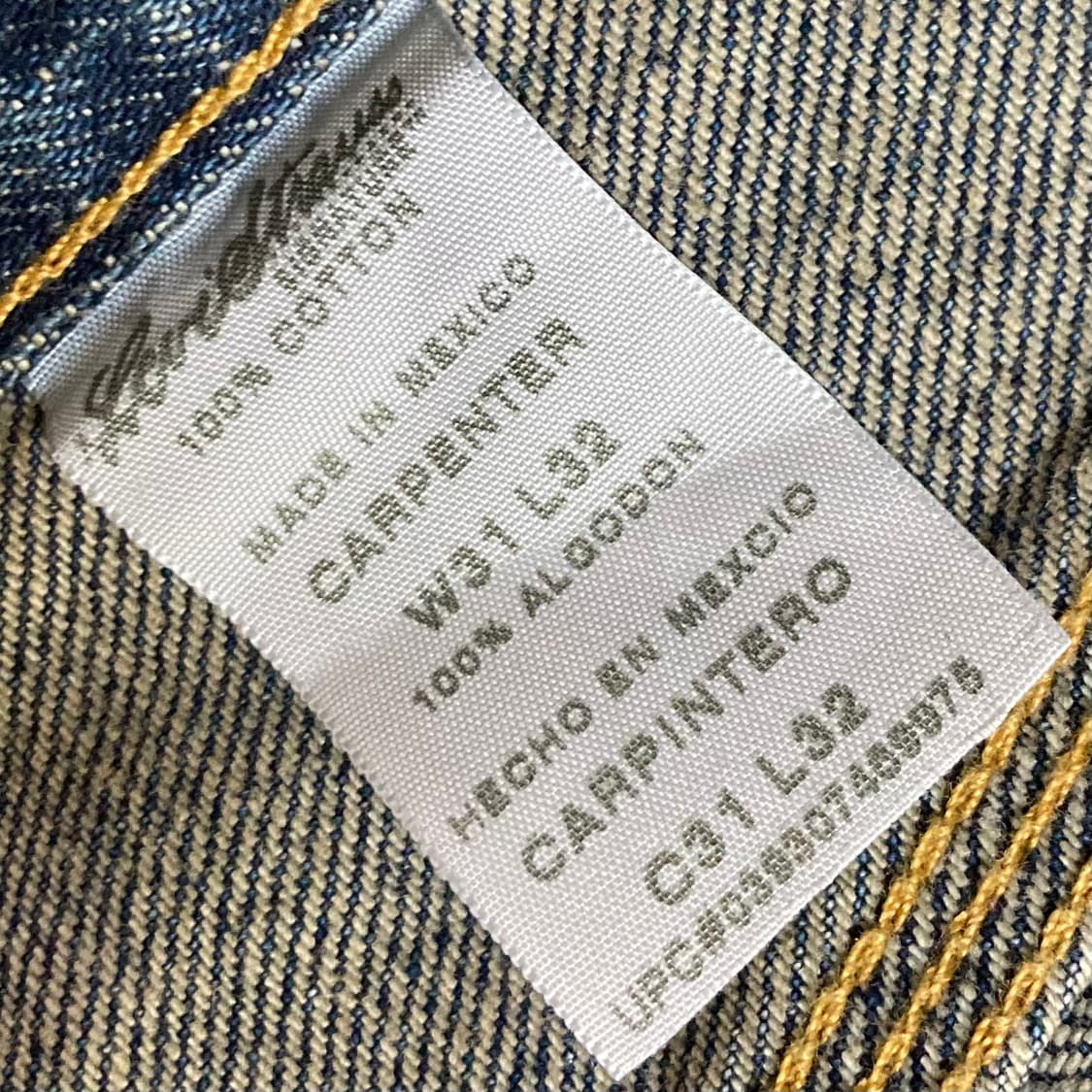 리바이스 시그니처 카펜터 데님팬츠 C31 L32 상품이미지5