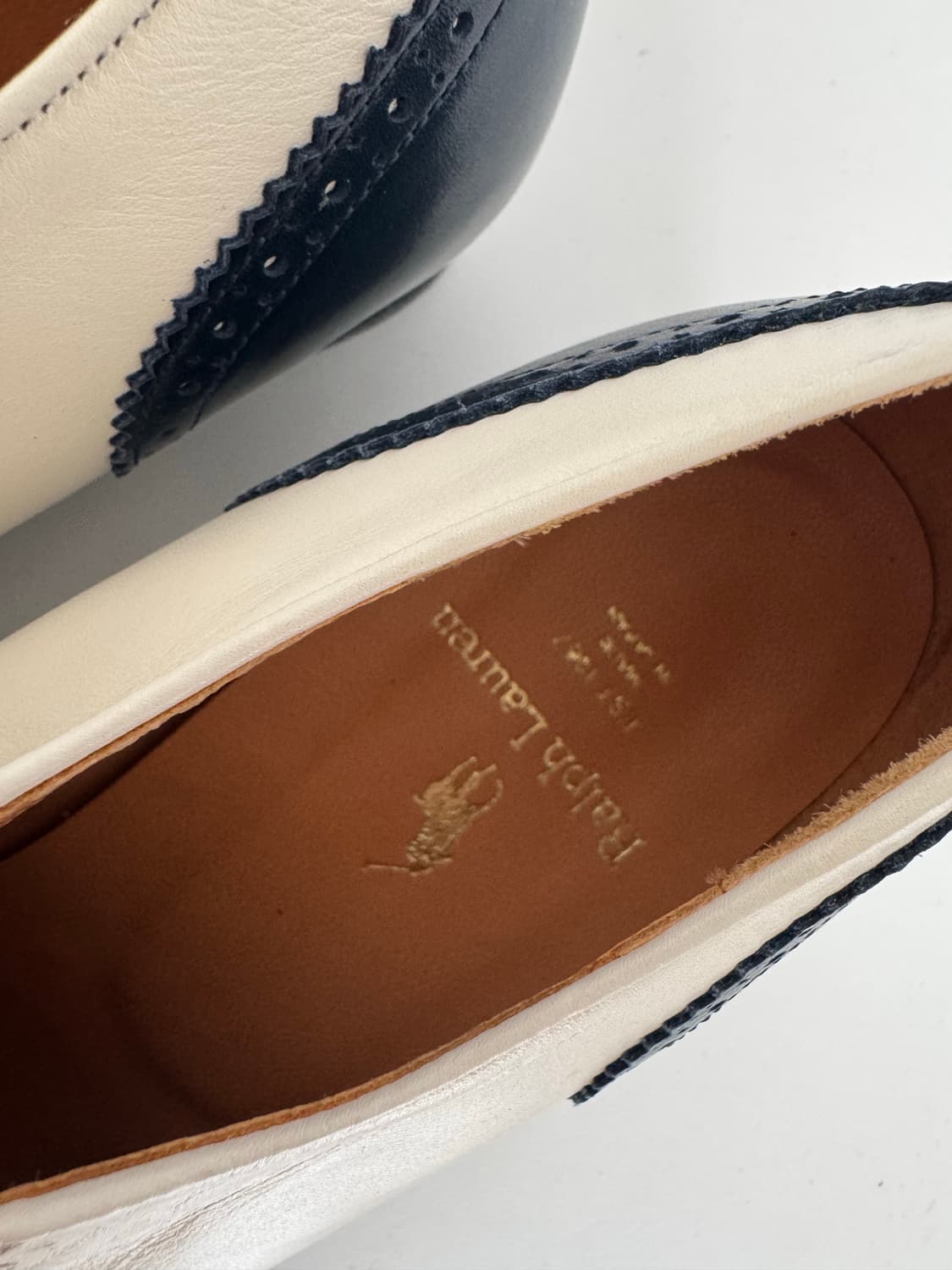 [희귀] Ralph Laure 랄프 로렌 투톤 옥스포드 슈즈 상품이미지6