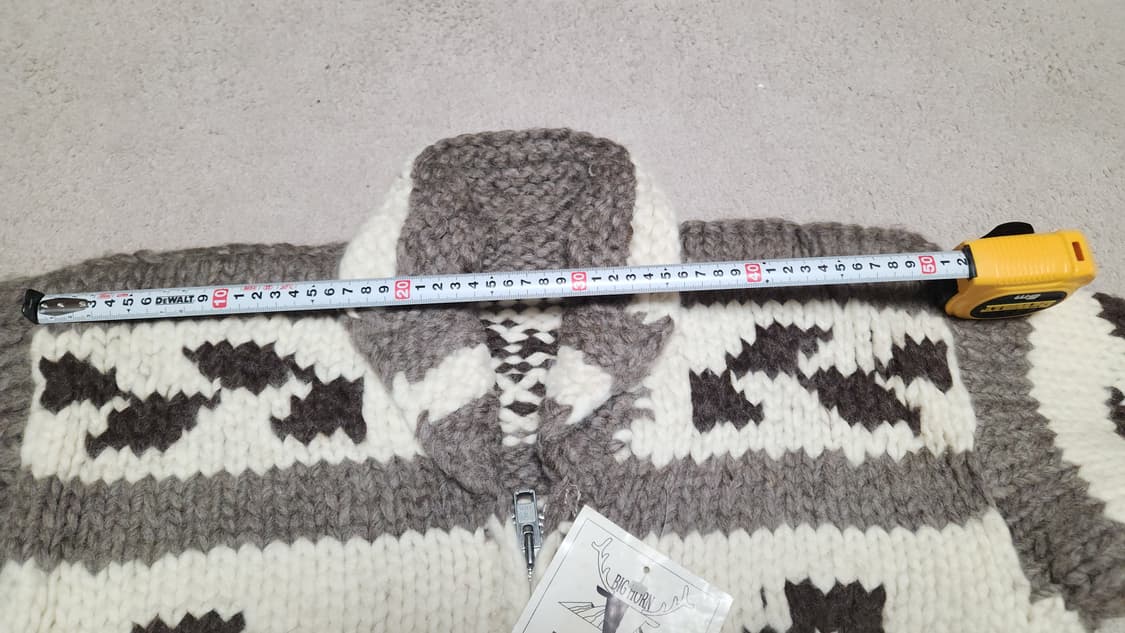 Canada made 독수리 코위찬 니트 스웨터 집업 상품이미지10