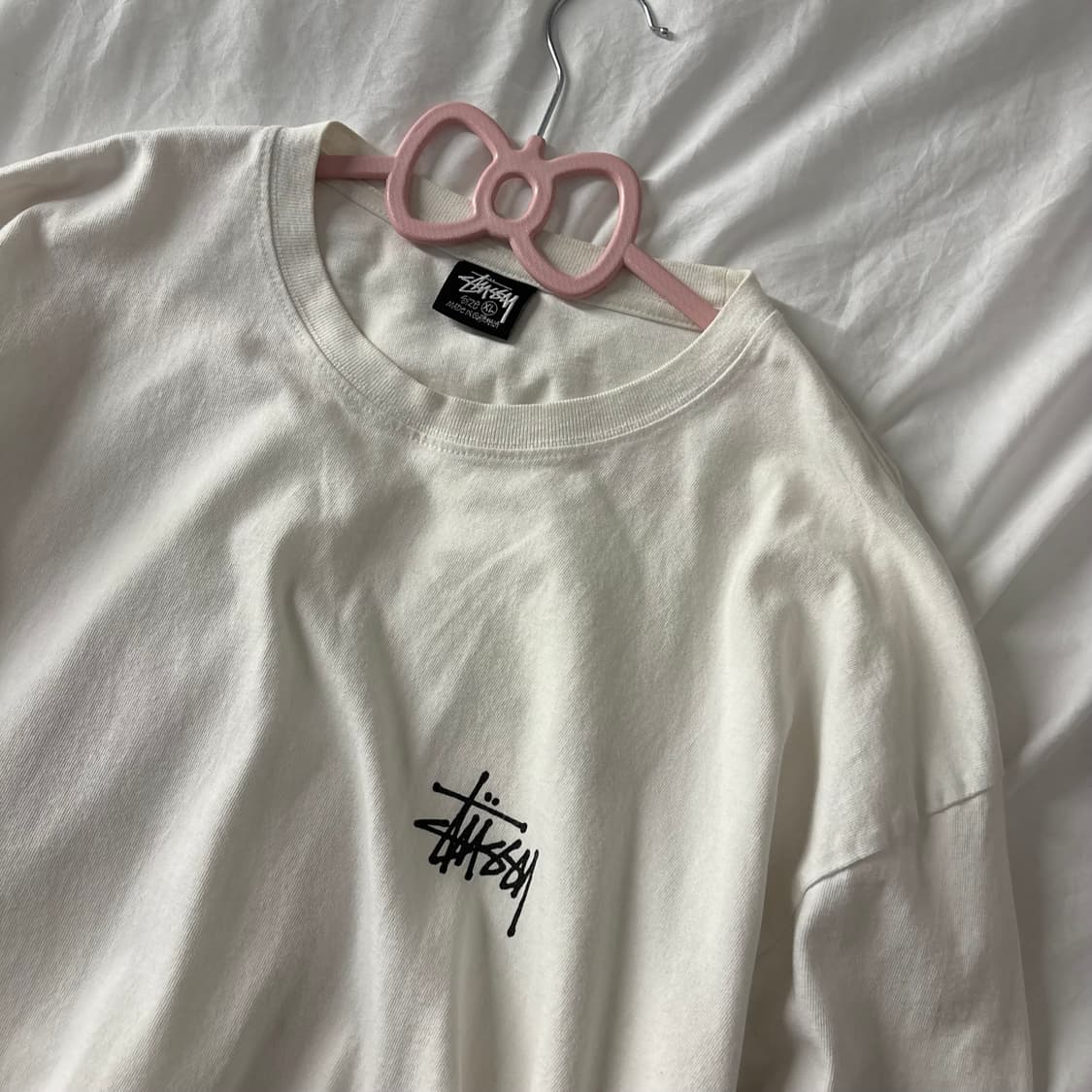 스투시 화이트 롱슬리브 상품이미지3