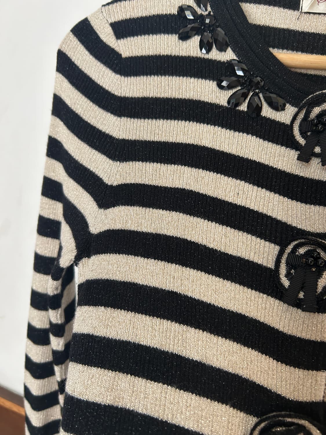 스트라이프 비즈 가디건  상품이미지3