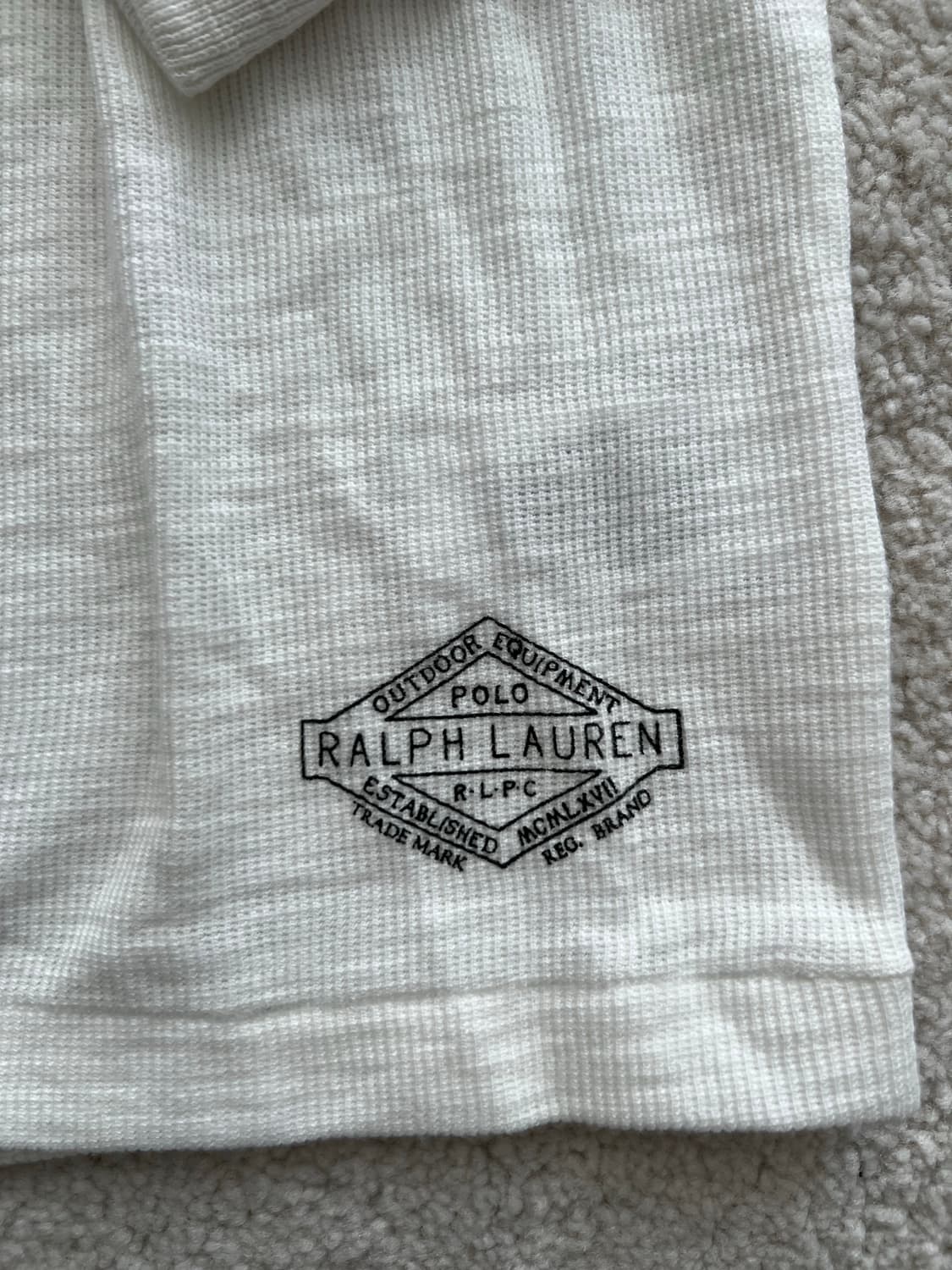 폴로랄프로렌 슬러브 와플 니트 헨리 셔츠 상품이미지3