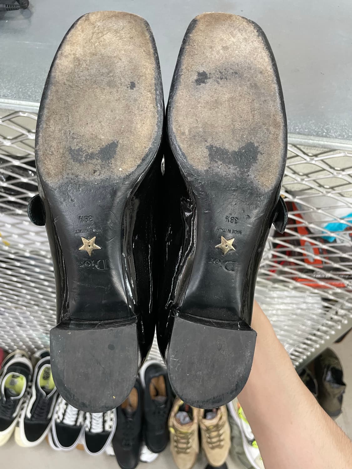 디올 블랙 메리제인 펌프스 38.5 상품이미지6