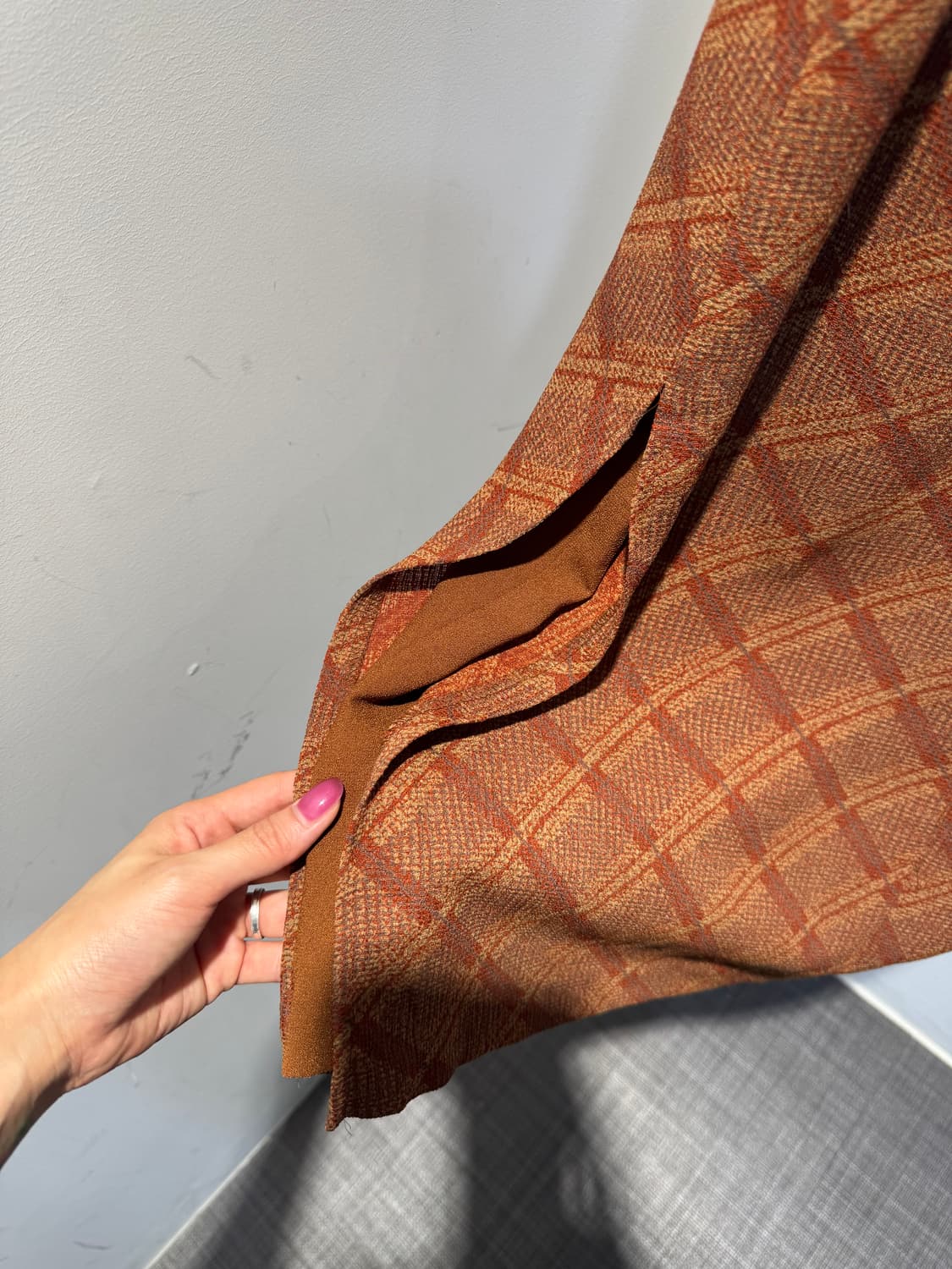 japanese vintage skirt 빈티지 체크 스커트 상품이미지2