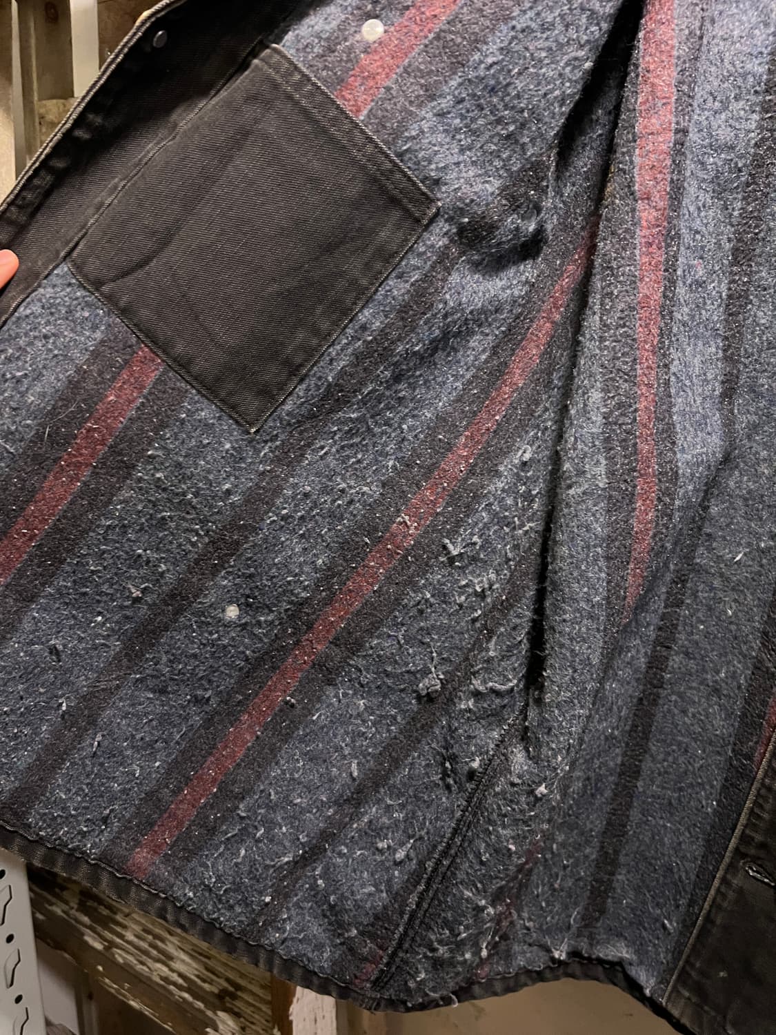 [2XL]칼하트 USA C02 빈티지 워싱 블랙 초어 자켓 상품이미지6