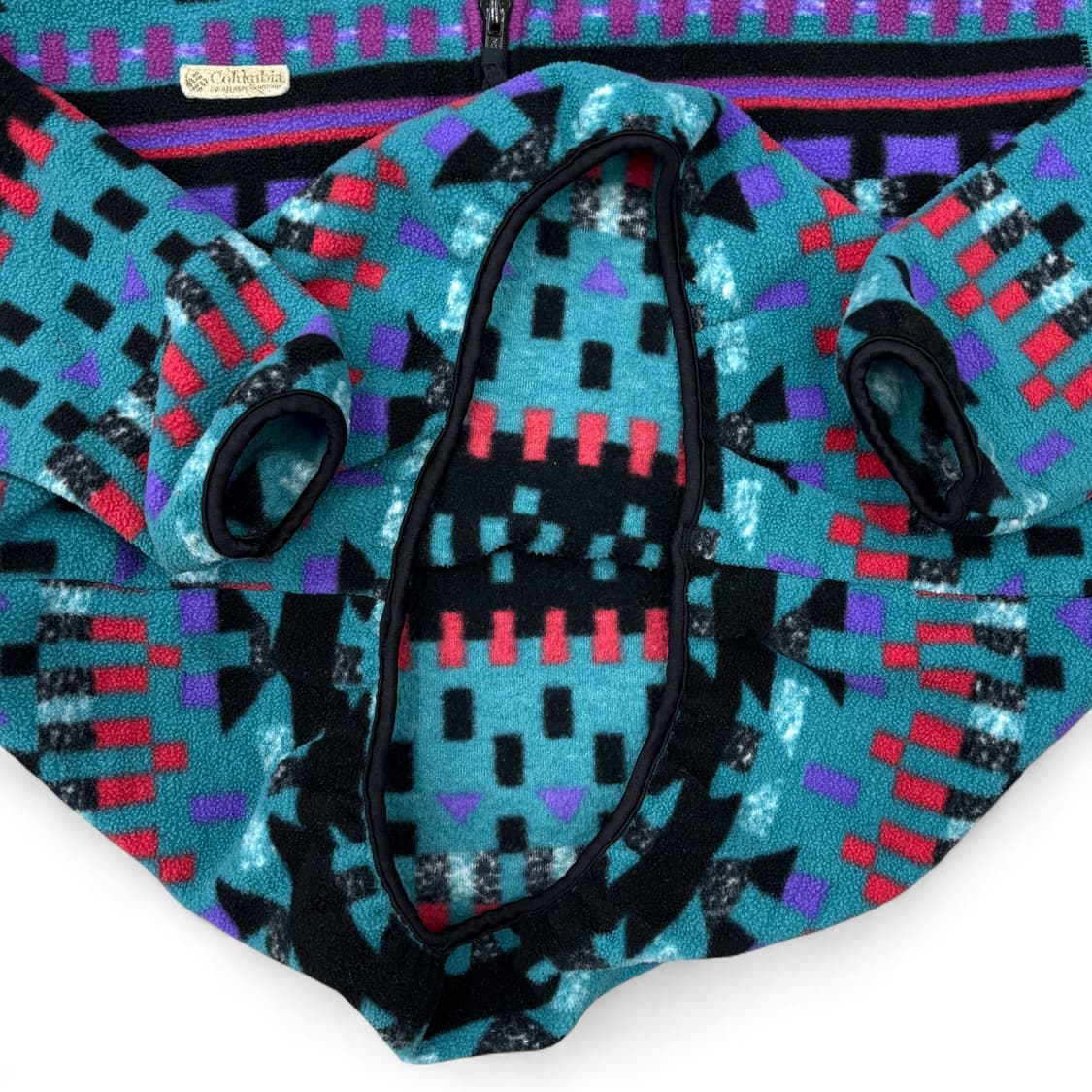 90's 컬럼비아 하프 집 플리스 상품이미지7