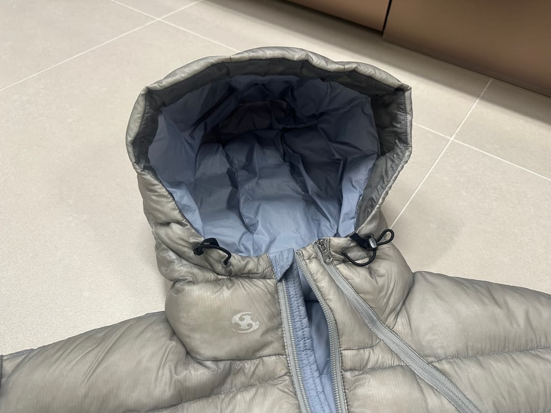 산산기어 서픽스 경량패딩 그레이 3사이즈 상품이미지2