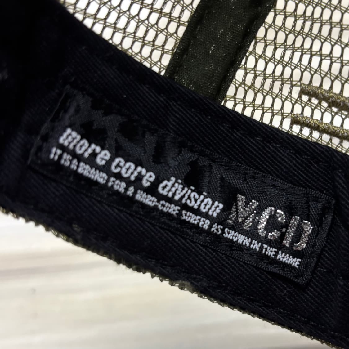 [MCD] 모어 코어 디비전 블랙 하트 빈티지 메쉬 캡 상품이미지5