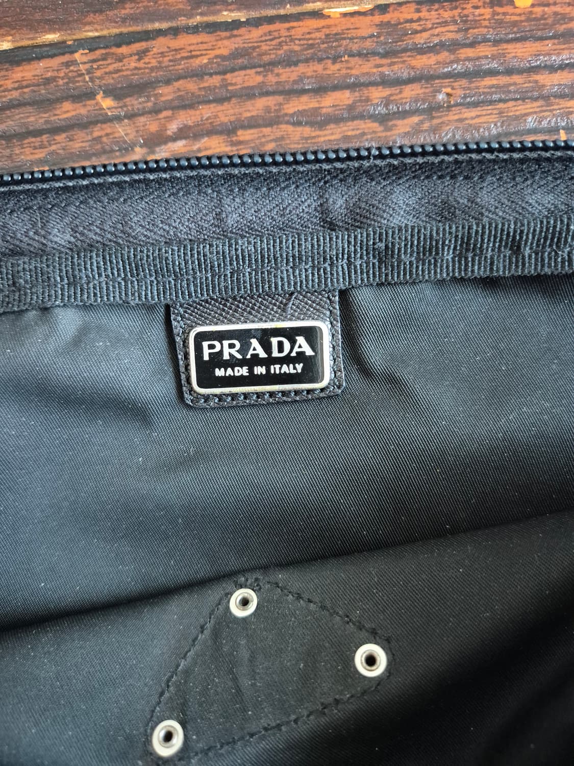Prada 프라다 테수토 나일론 메이크업 파우치 가방 상품이미지3
