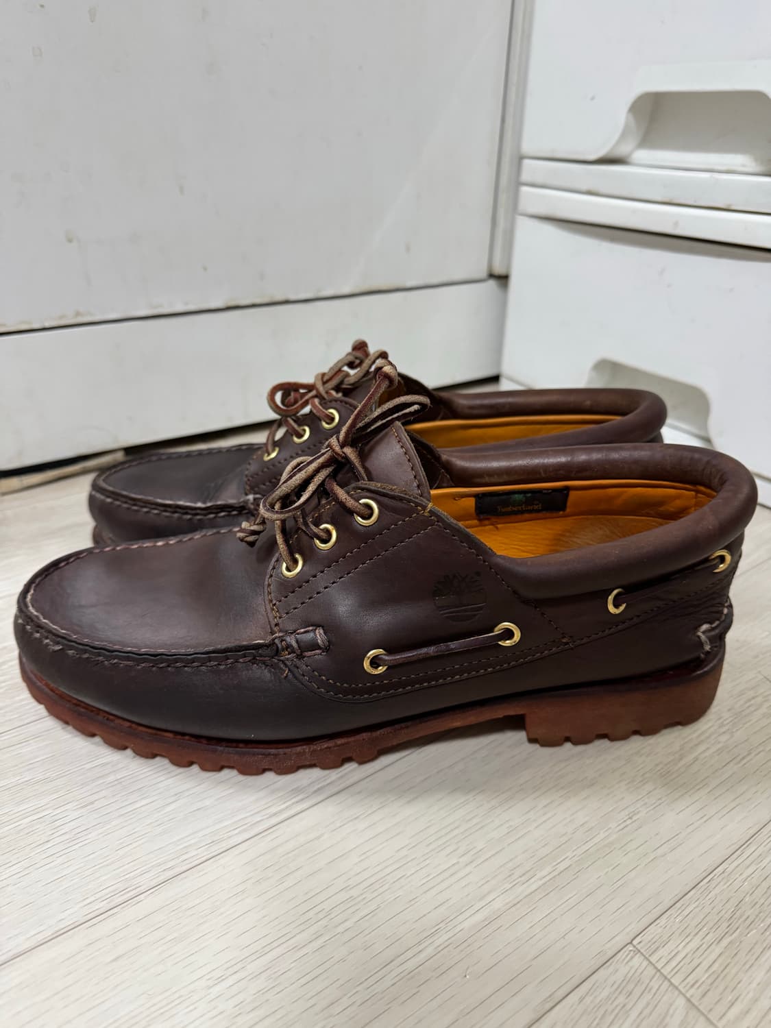 팀버랜드 브라운 보트슈즈 285mm 10.5 상품이미지2