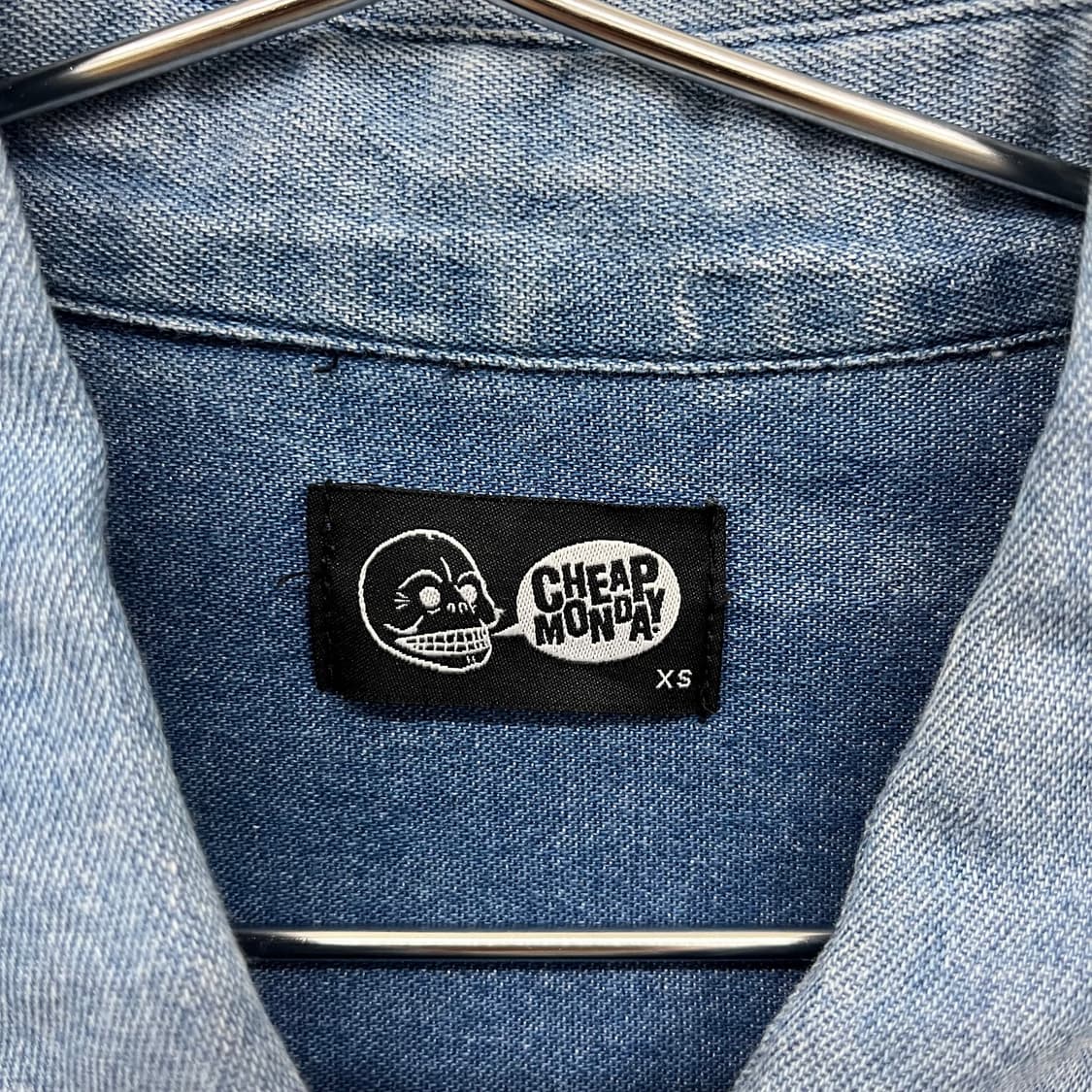 빈티지 청 데미지 디테일 셔츠 남성L 상품이미지4