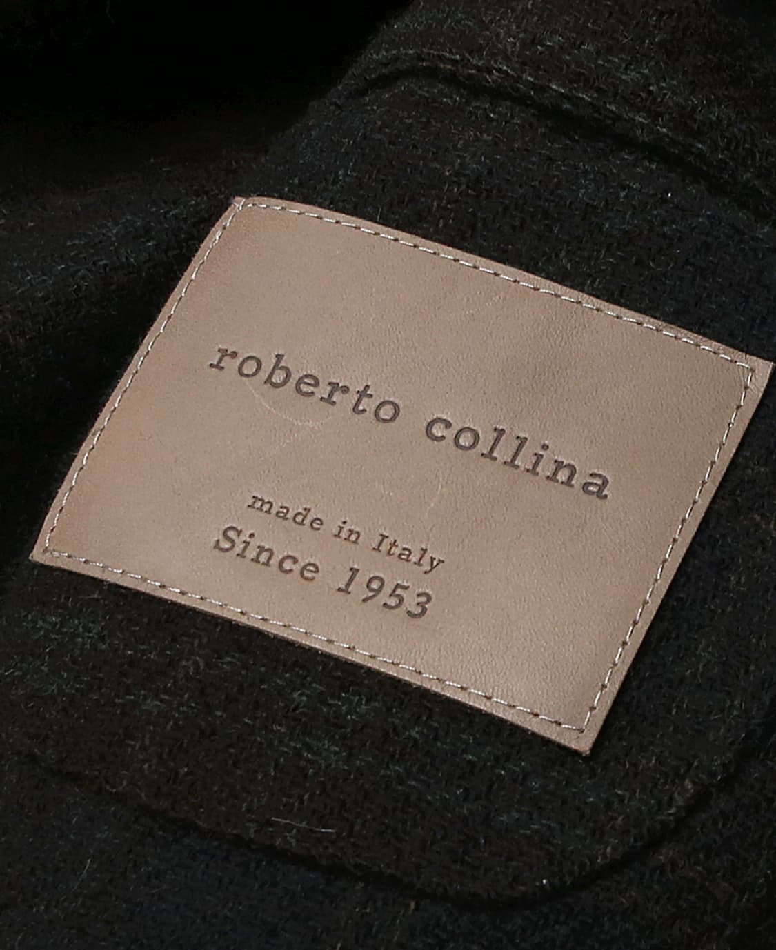 로베르토 콜리나 [Roberto Collina] 카키 헤비 니트 자켓 상품이미지5