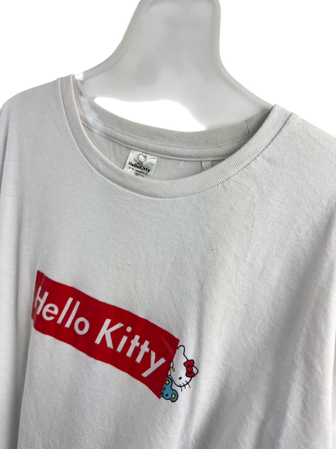 헬로키티 박스로고 화이트 슬리브1532 상품이미지3