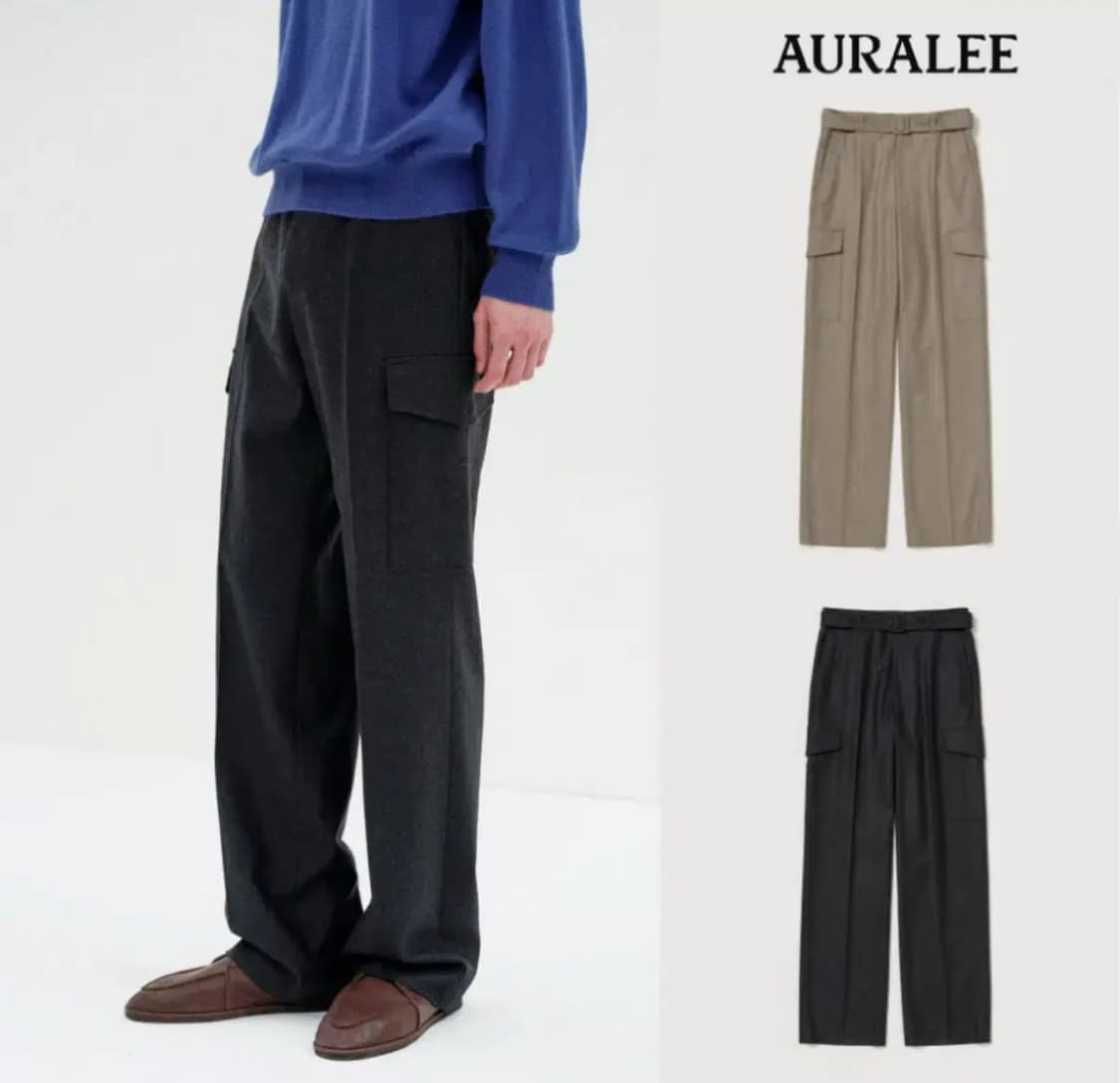 오라리 25aw 카고 울 슬랙스 5 size 판매or교환 상품이미지2
