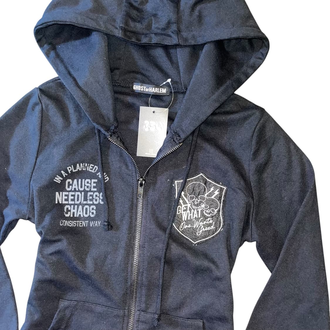 Ghost of Harlem 고스트오브할렘 후드집업 펑크갸루y2k 상품이미지2
