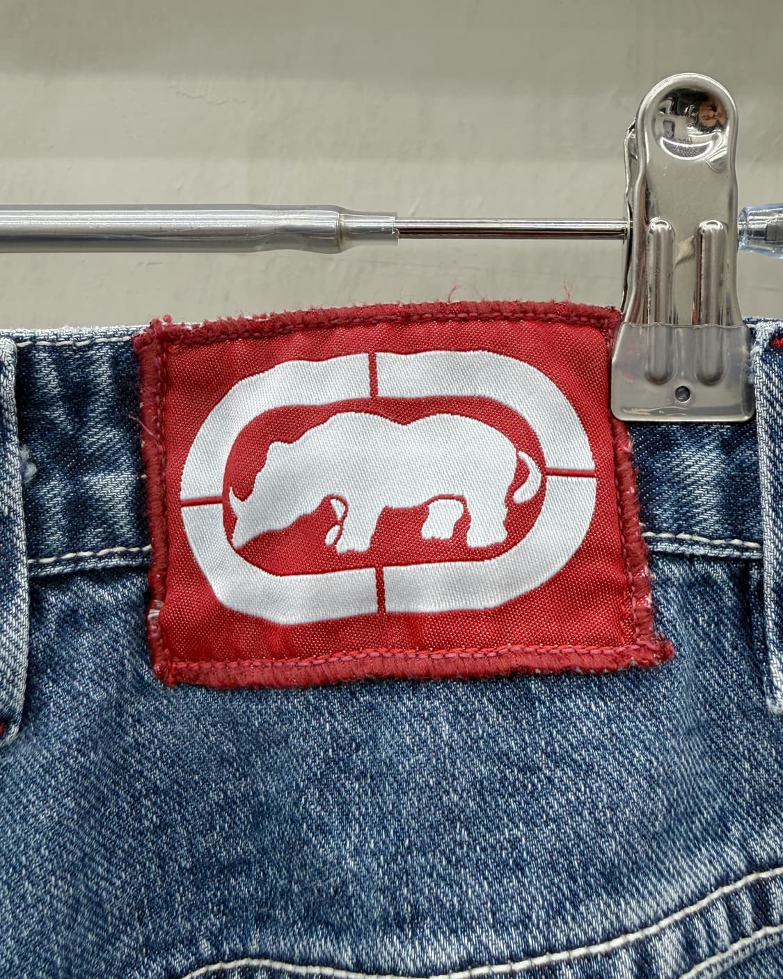 에코 언리미티드 00s 와이드 인디고 데님 팬츠 상품이미지5