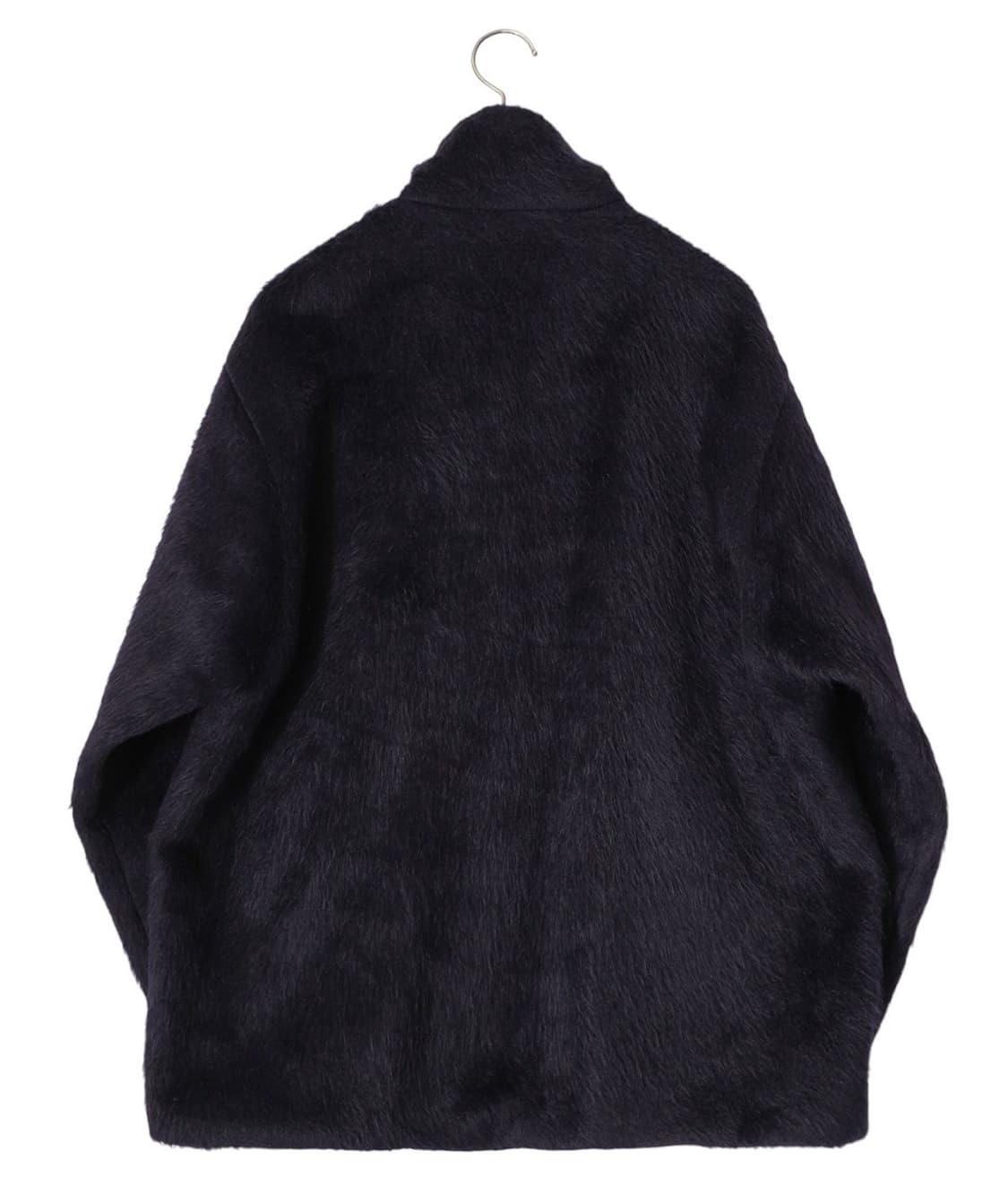 코모리 23aw 카멜 샤기 자켓 네이비 2사이즈 상품이미지2