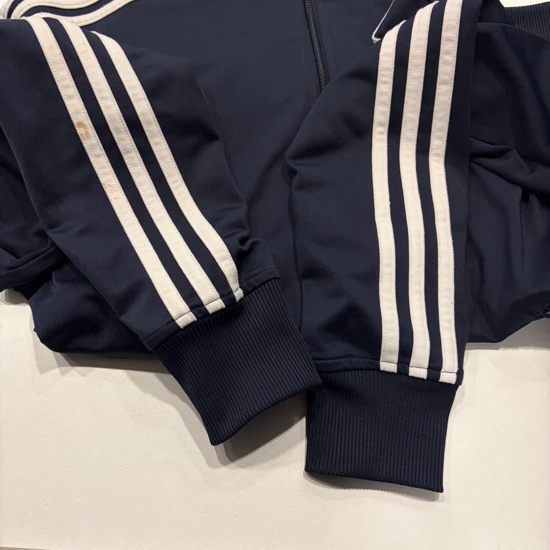 [90] 13s 아디다스 파이어버드 네이비 삼선 트랙탑 져지 D517 상품이미지5