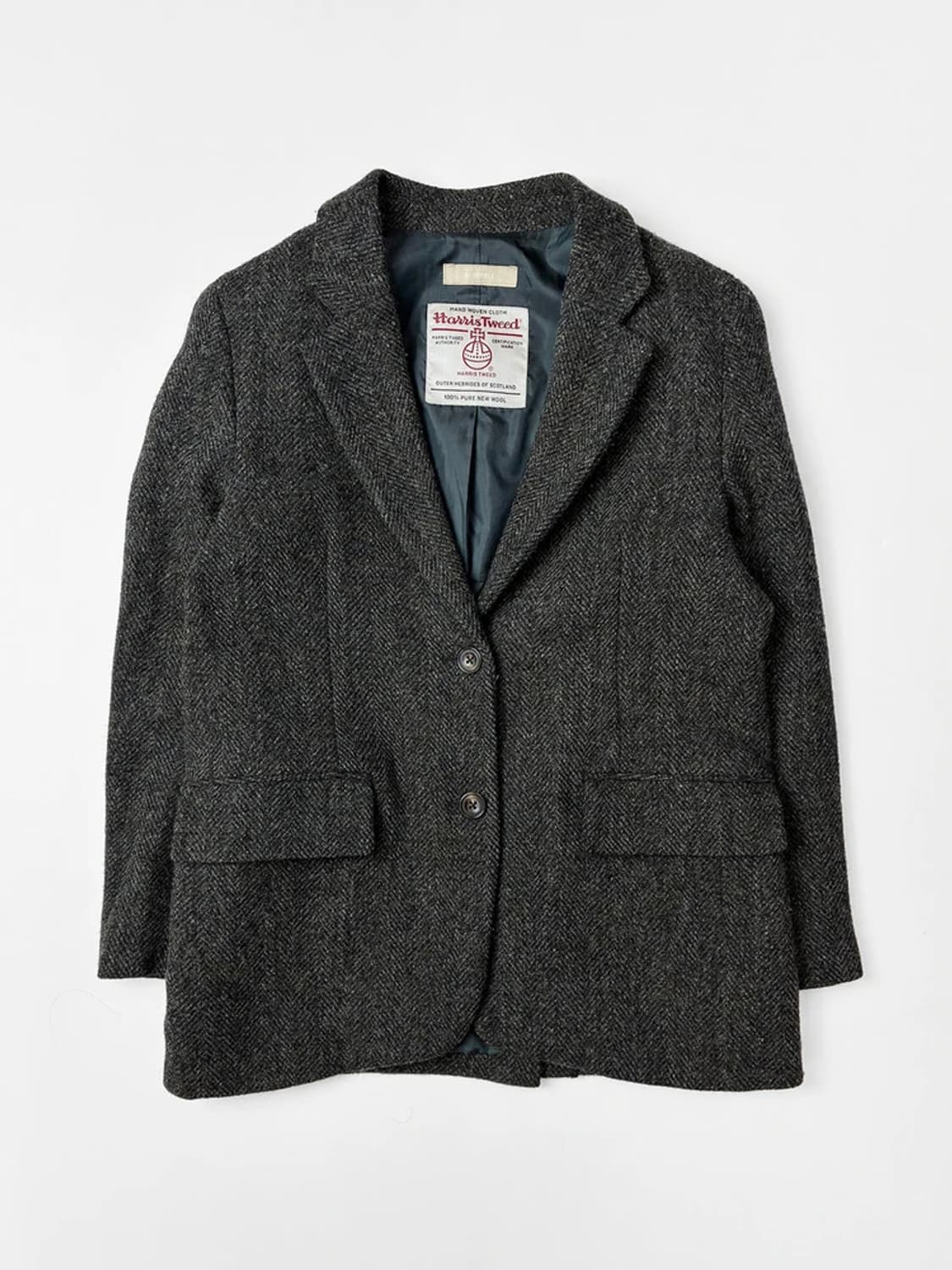 빈폴레이디 x 해리스트위드 21FW 헤링본 울 싱글 블레이저 PN5390 상품이미지1