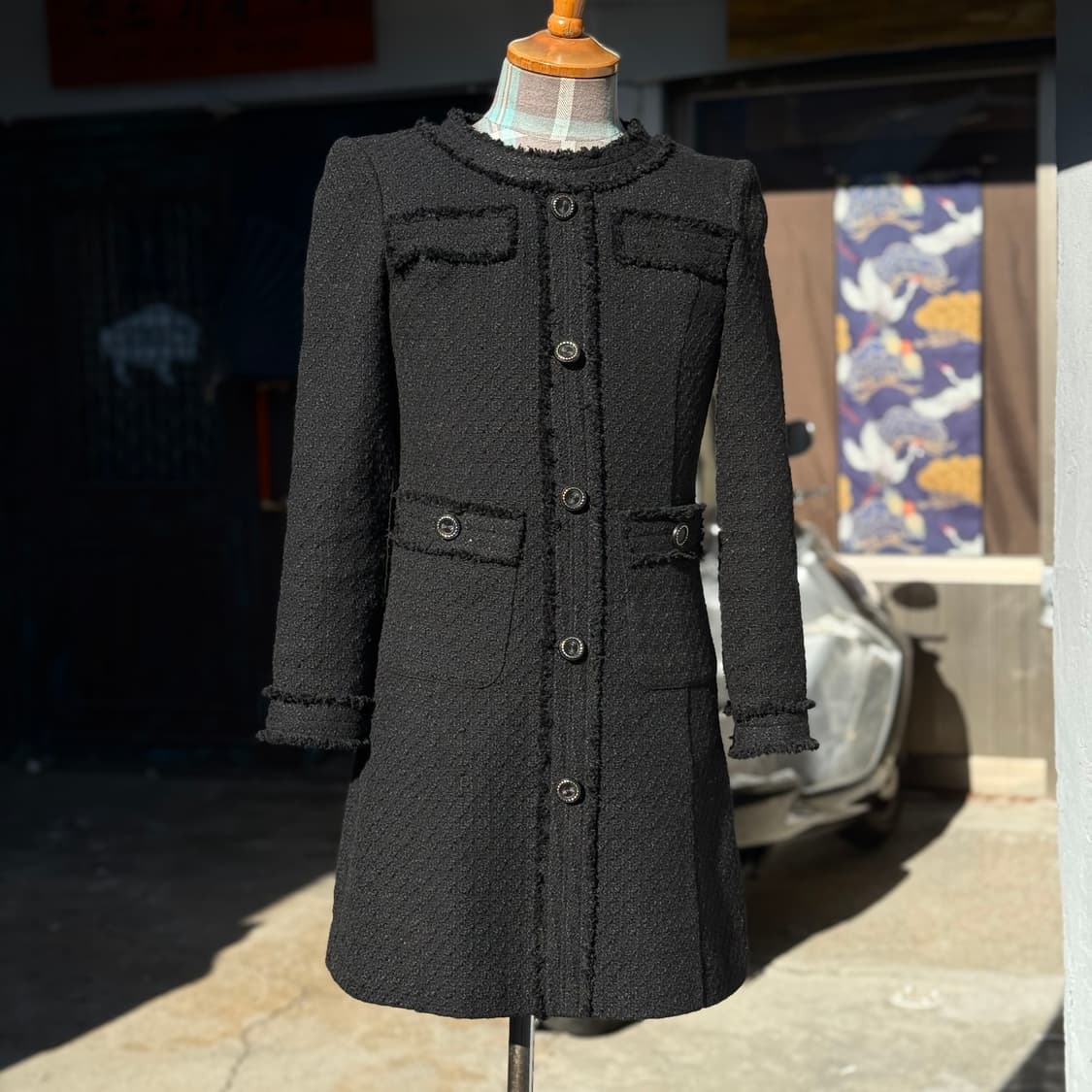 아뜨랑스 레블랑크 트위드 드레스 S 상품이미지7