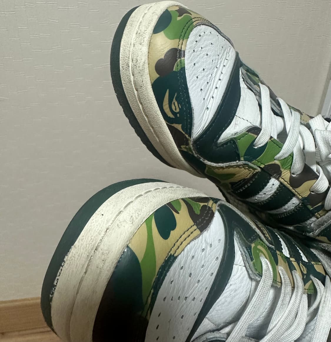 아디다스 베이프 포럼 84로우 그린카모 상품이미지5