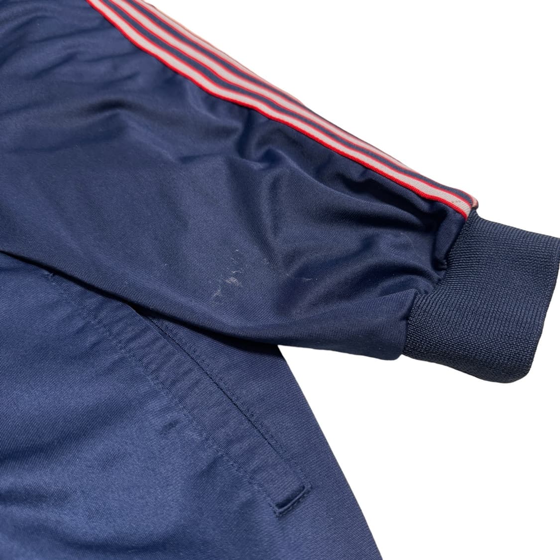 90s 아디다스 빈티지 파이어버드 빅로고 네이비 져지 상품이미지6