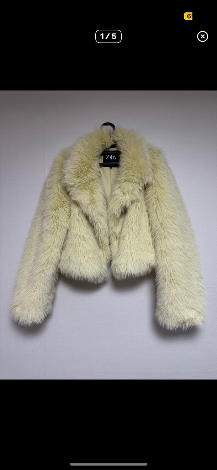 Zara fur jacket  상품이미지2