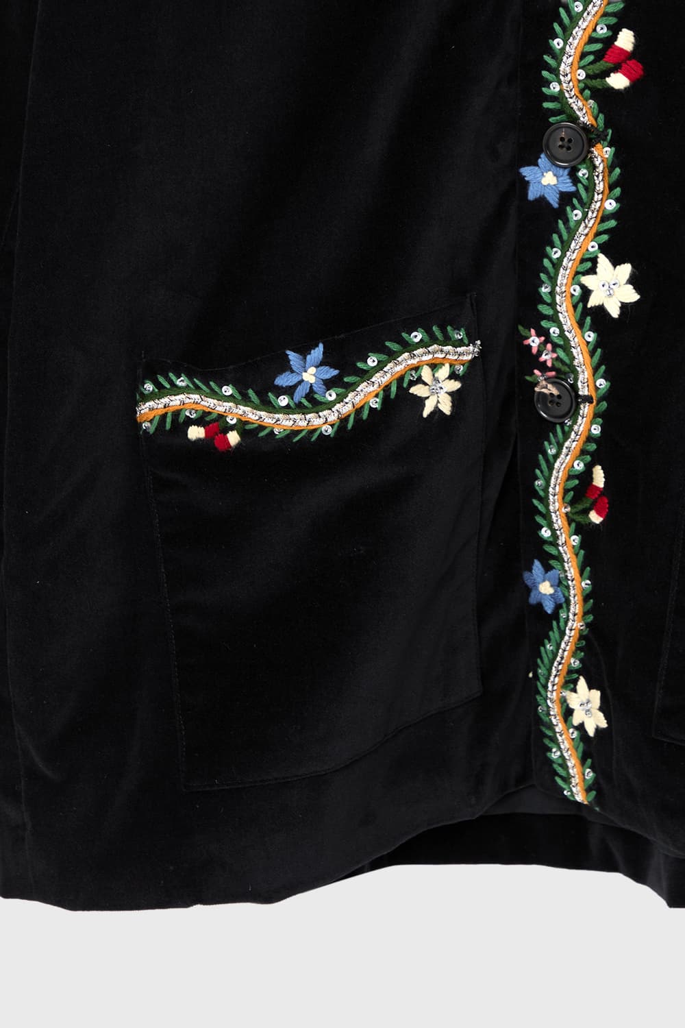 BODE ALPINEFLOWER JACKET (BLACK MULTI) 상품이미지6