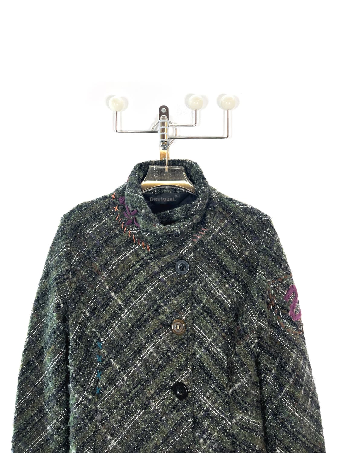 데시구알 울 스티치 코트 상품이미지2