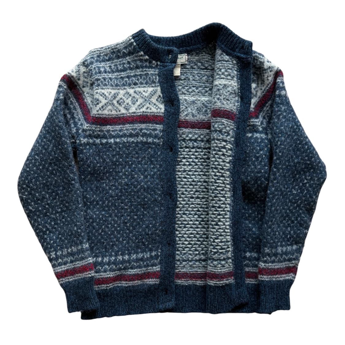 80s L.L.Bean 엘엘빈 노르딕 가디건 상품이미지3