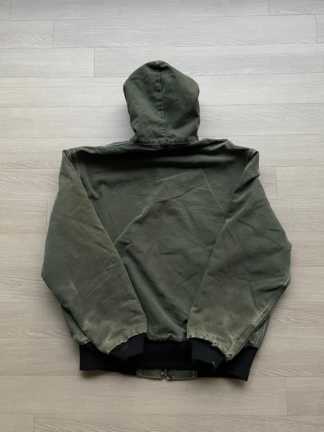 90s 칼하트 JR104 그린 액티브 자켓 OG 후드자켓 상품이미지2