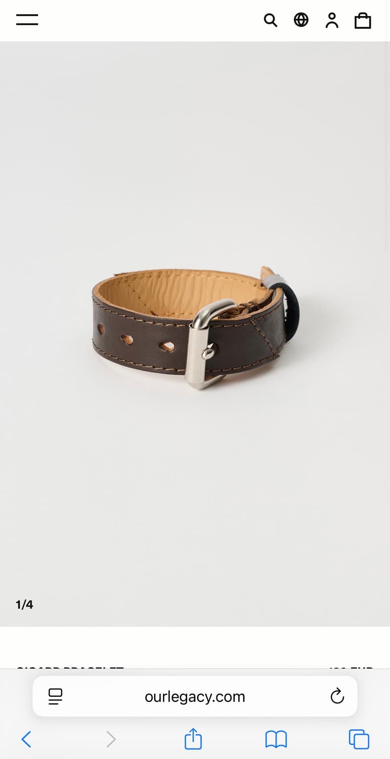 아워레가시 CIGARR BRACELET Maduro Brown 상품이미지1