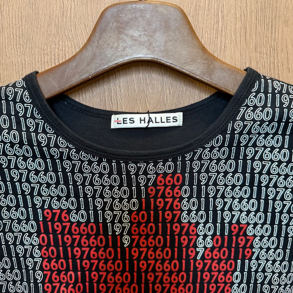 빈티지 반팔 티셔츠 그래픽 넘버 프린팅 디테일 블랙 상품이미지5