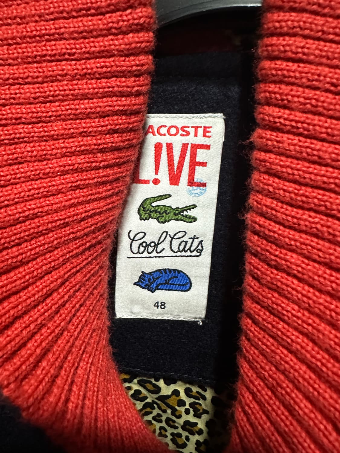 라코스테 울 바시티자켓 M 상품이미지3