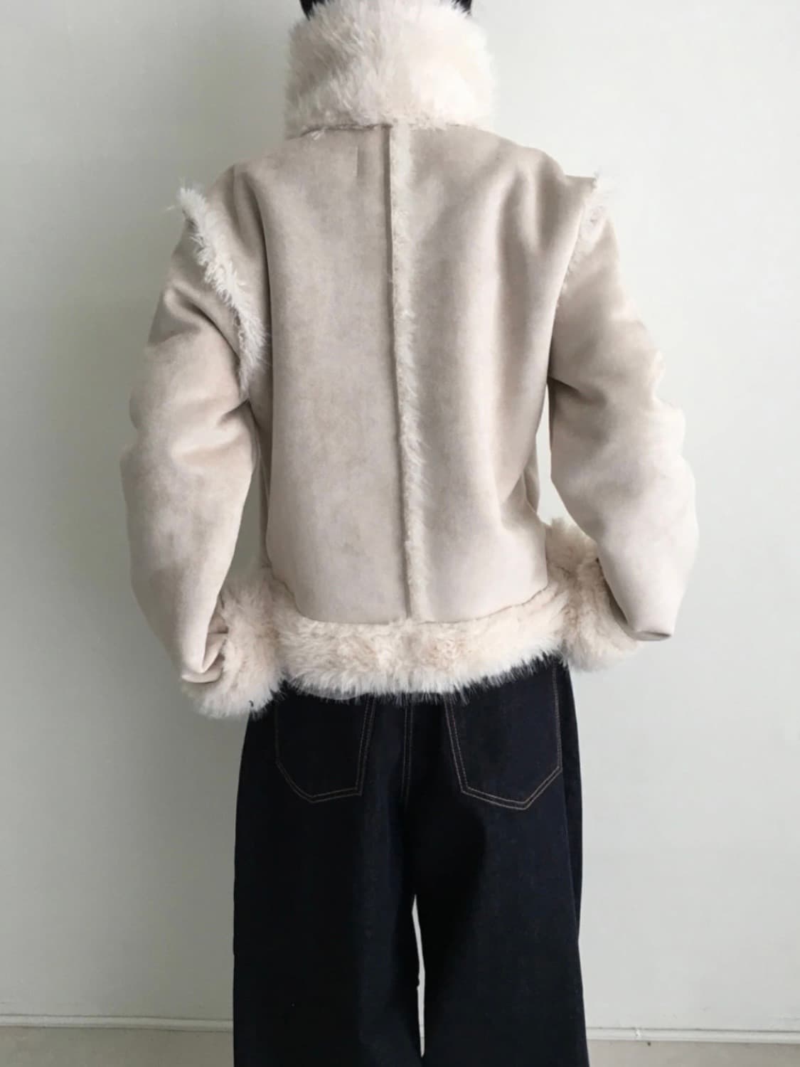 스웨이드 퍼 버클 무스탕 상품이미지4