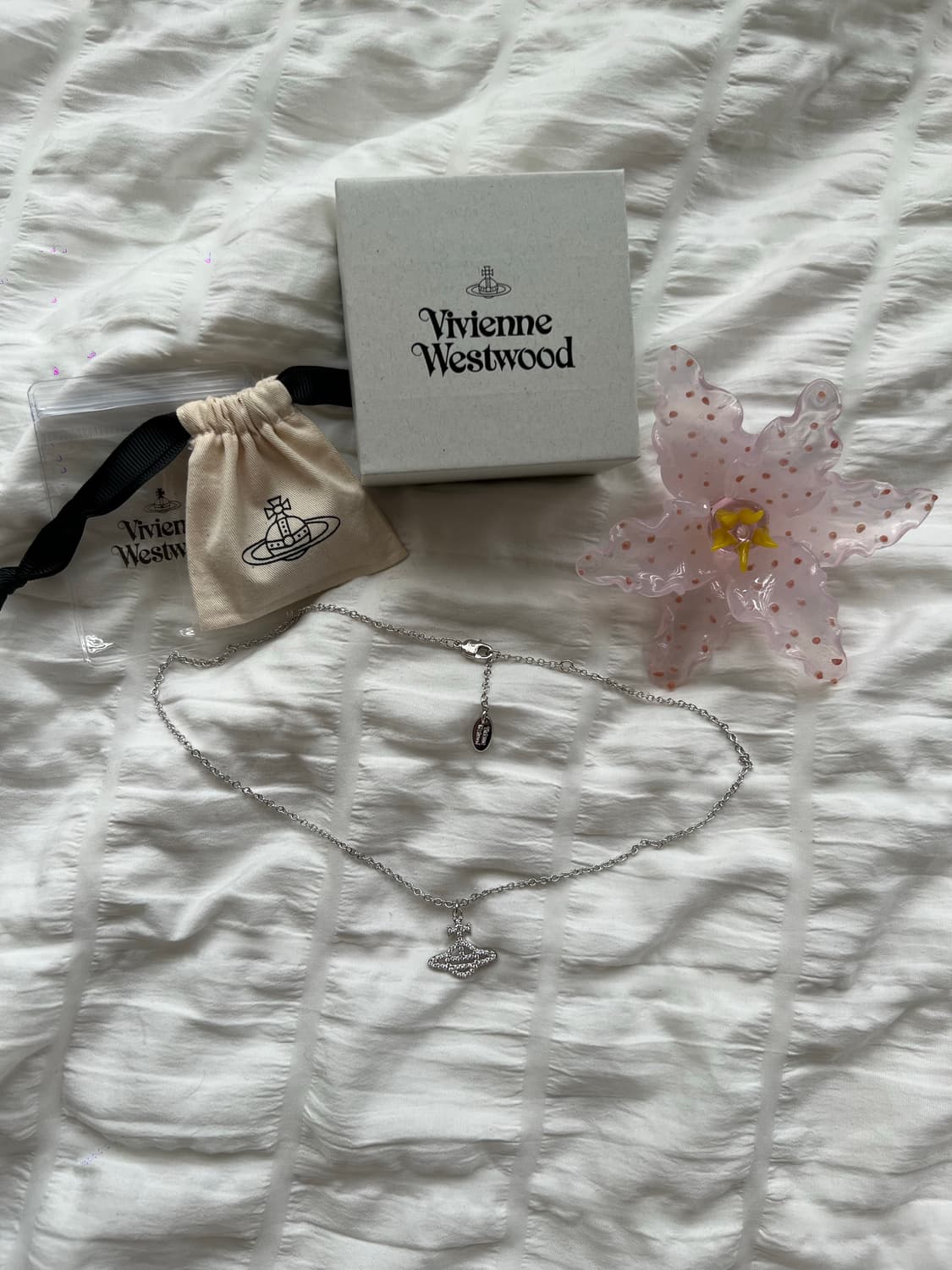 비비안웨스트우드 칼리오페 네크리스 실버 상품이미지2
